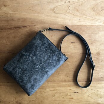 レザーショルダー　ブラック