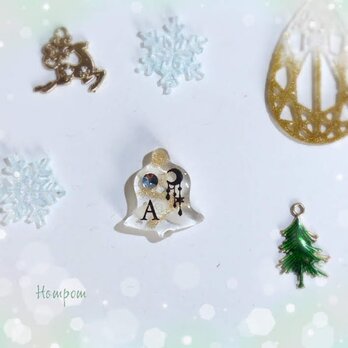 18c015 クリスマスベルのピンバッチ☆アリス　ホムポムの画像