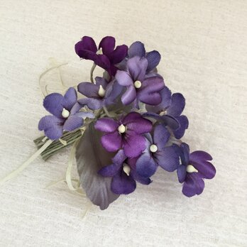 再販スミレ花束(1)