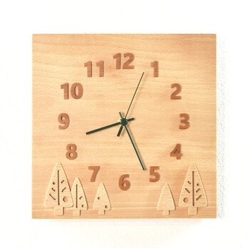 【受注制作】木立の掛け時計の画像