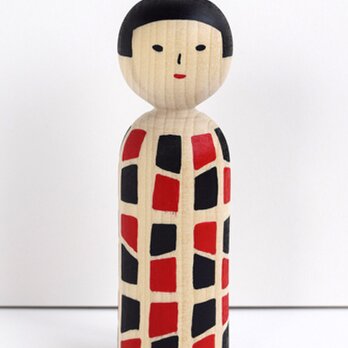 【現品のみ】こけし人形「しかく」