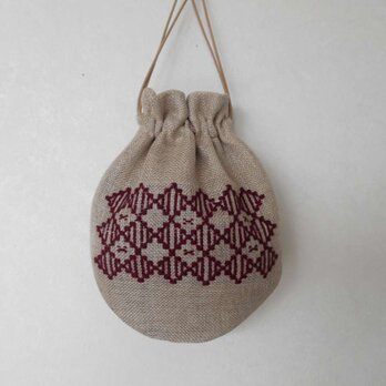 こぎん刺しの巾着