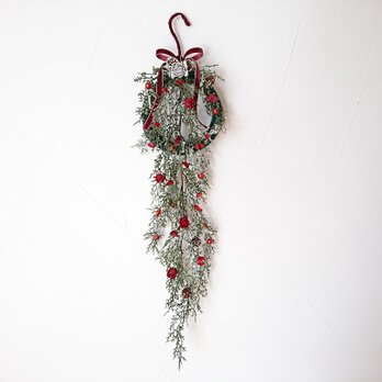 winter wreath ★ アイスジュニパーリースの画像