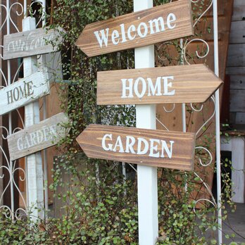 ガーデンプレート　garden welcome homeの画像