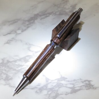 銘木ウェンジで作った手作りシャープペンの画像