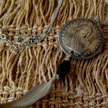 ＃N１　Switzerland coin necklaceの画像
