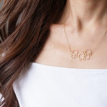 【Israel】14KGF Necklace,Abstract-001-　の画像