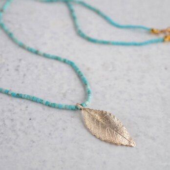 Elm leaf necklace ｛P082K10(NS)｝の画像