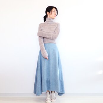 ◆即納◆Matar[マタル] シルクモヘア・トップス2 / グレー系1 / Mサイズの画像