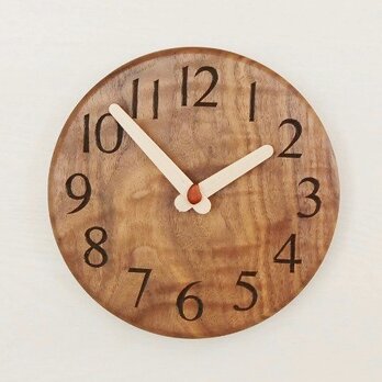 直径19.5cm 掛け時計 ｳｫｰﾙﾅｯﾄ【1814】の画像