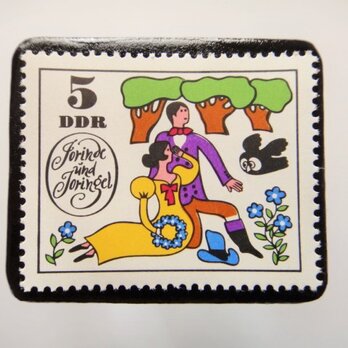 旧東ドイツ  童話切手ブローチ4599の画像