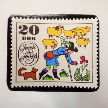旧東ドイツ  童話切手ブローチ4602の画像