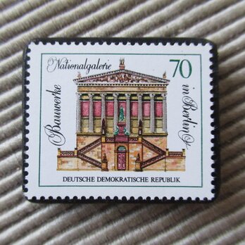 ドイツ 　建築切手ブローチ4609の画像
