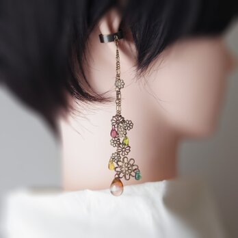 かたっぽイヤーカフ「刻々かさね」