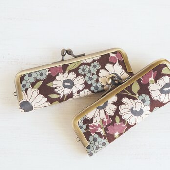 ■リバティープリントのがま口印鑑ケース【Ｌ】 / カレンダイム■ hanko case (lbt-cld)