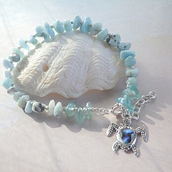 ocean healing bracelet　ホヌ　*sv925*の画像