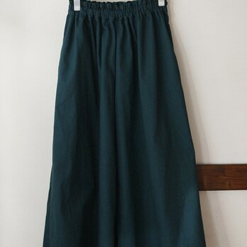 ロングキュロット　モスグリーン　（F）