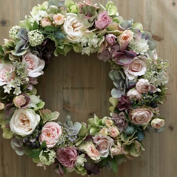 Wreath ～rose～ 39cmの画像