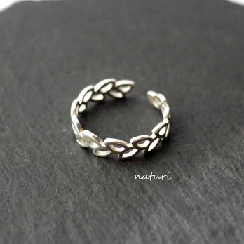 【feuille】sv925 leaf ring Ⅱの画像