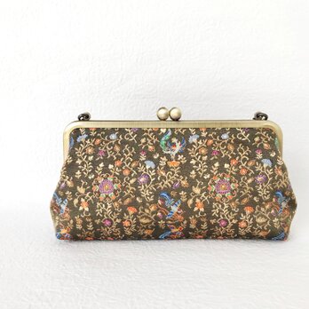 花食い鳥　クラッチバッグ