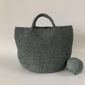 裂き編みバッグ  マルシェバッグ 3Lサイズの画像