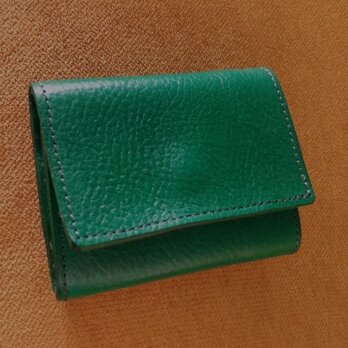 三つ折り財布・トスカーナ・グリーンの画像