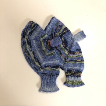 №76送料込手編み手袋の画像