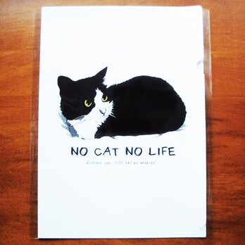 イラストクリアファイル/NO CAT NO LIFEの画像