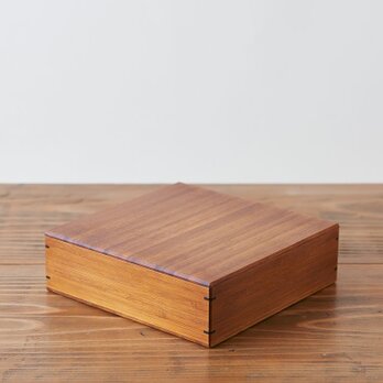 1段重箱｜寄せ竹 拭き漆 ｜竹箱シリーズセット販売