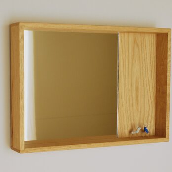 木製 箱鏡 栗材3の画像