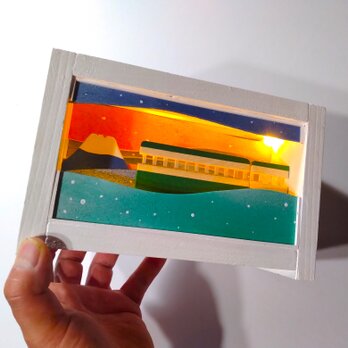 江ノ電から春の富士山、みえた・・・FUJISANの画像