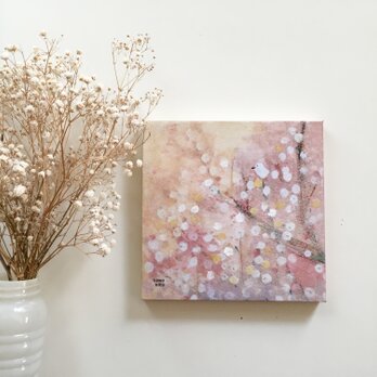 春の18cm panel・白い梅の画像