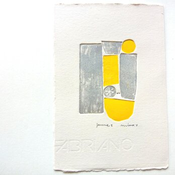 銅版画シート：jauneⅠ