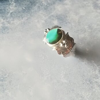 【一点物】Butterfly & Turquoise Ringの画像