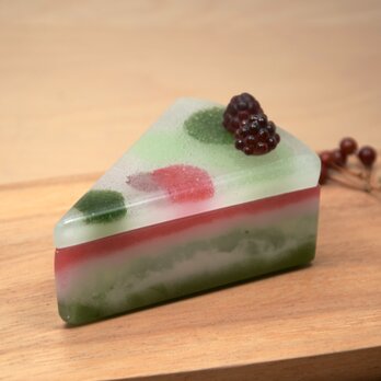 GLASS SWEETS /  Moose de Matcha et Cassisの画像