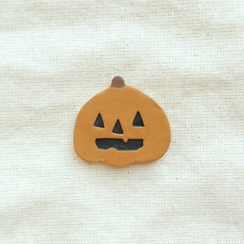 かぼちゃのおばけブローチの画像