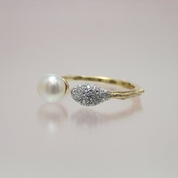 つぼみのパールリング ダイヤモンド　(Tsubomi Ring Diamond)の画像