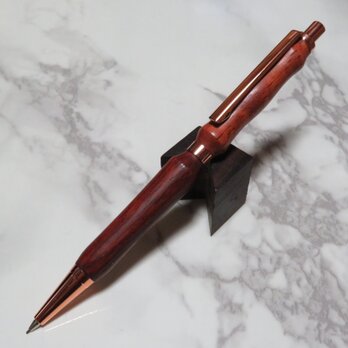 銘木パドックで作った手作りシャープペンの画像