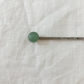 グリーンアベンチュリンのヘアピン