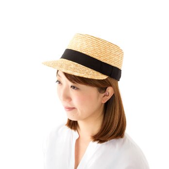 Mathis マチス 麦わら キャップ 婦人用 帽子 ストローハット 56.5cm [UK-H027-NA]の画像