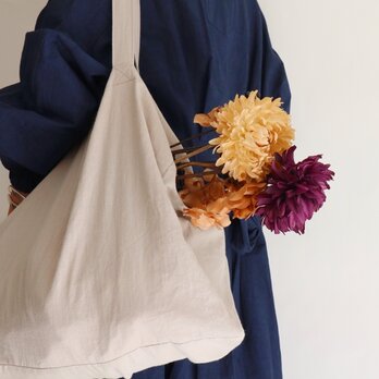 cotton linen bag (ecru)の画像