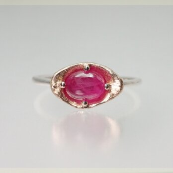 包みリング　K10 ルビー　（Tsutsumi Ring Ruby)の画像