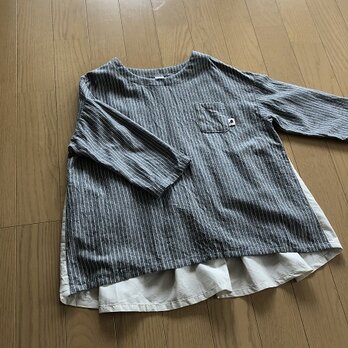 後ろ美人さんなコットンブラウスM～L