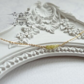 イエローダイヤモンドネックレス*K14GF