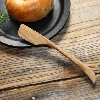 ケヤキのバターナイフ