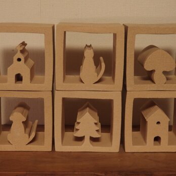 おもしろブロック　有孔ブロック　陶器製ブロック　6個セット　breeze brick