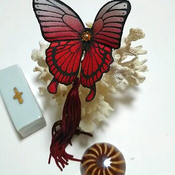 蝶のかんざし（小）アゲハ