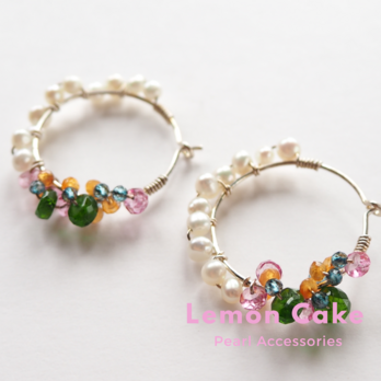 【romantic pierced earrings7】の画像