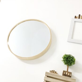 KATOMOKU plywood mirror km-91N ナチュラル 鏡の画像