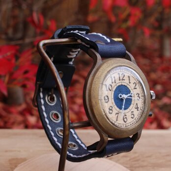 手作り腕時計　Via Latina(Blue & Blue)の画像